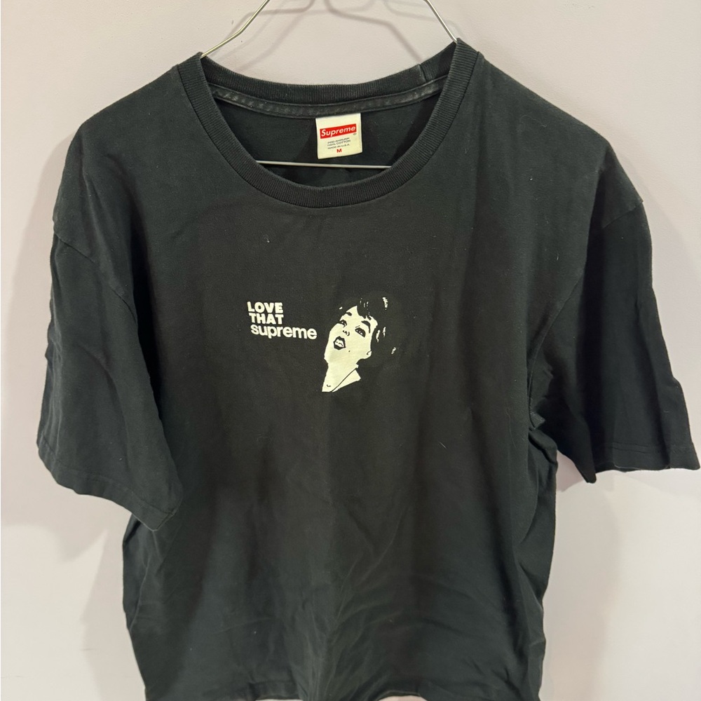 Supreme Black Tee with Iconic Graphic
